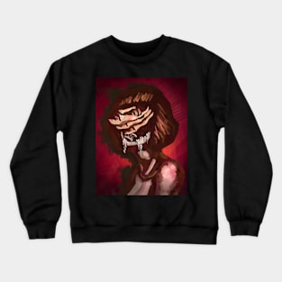 Unmasked portrait of a young female Crewneck Sweatshirt